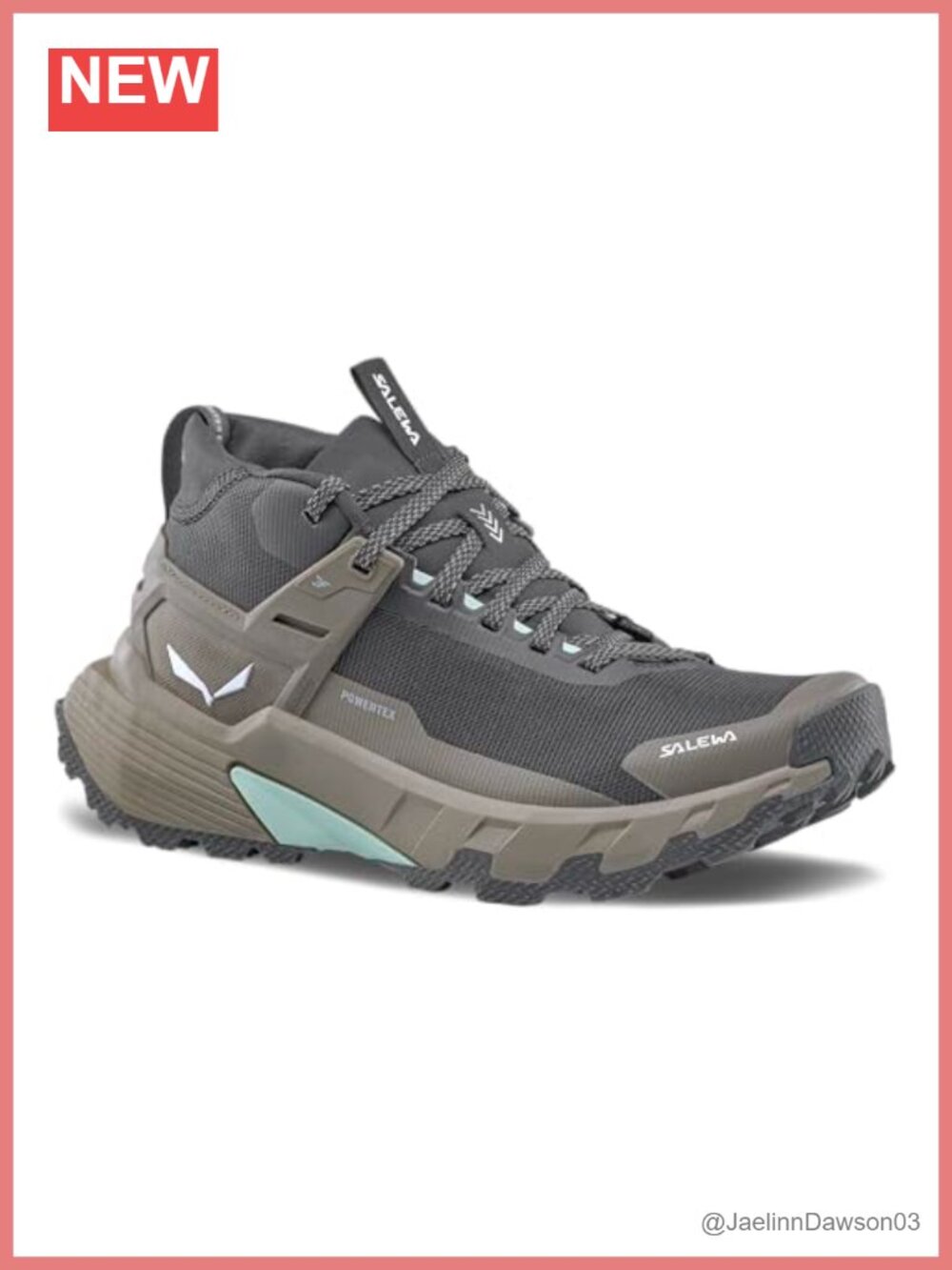 Women's Waterproof Hiking Boots Lace-Up Ankle Boots Durable